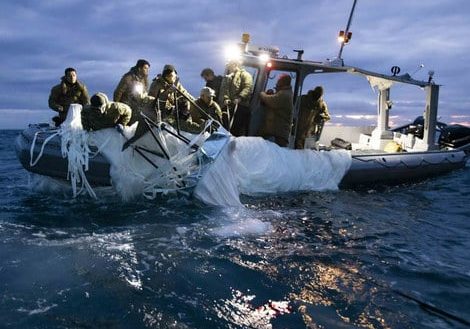 Chinese Balloon Found by US, Searches End