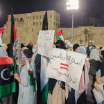 Libyans rally in protest over Gaza hospital strike