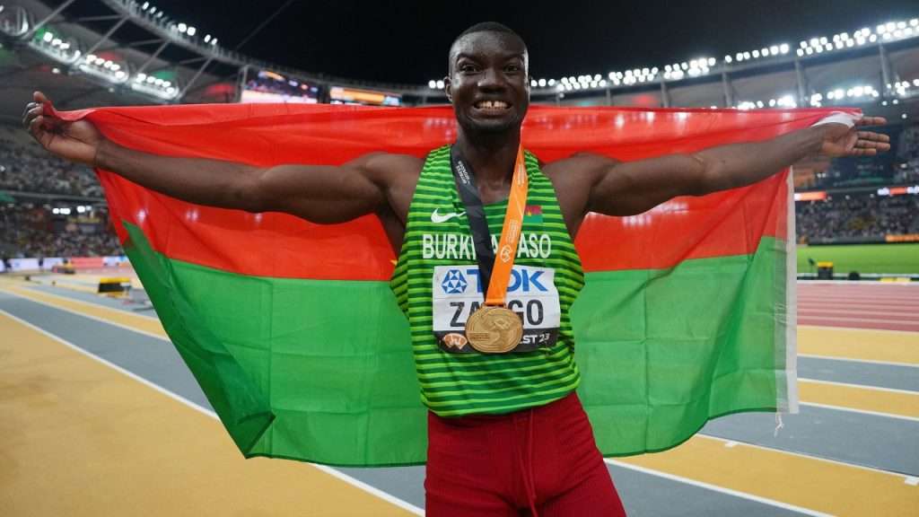 Burkina Faso athlete makes golden leap in Glasgow