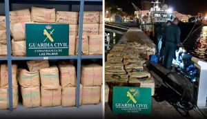 Spain and Morocco seize over 2 tonnes of cannabis