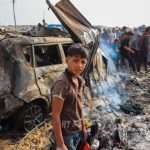 Rafah bombings kill 35, tents “melting” on top of victims