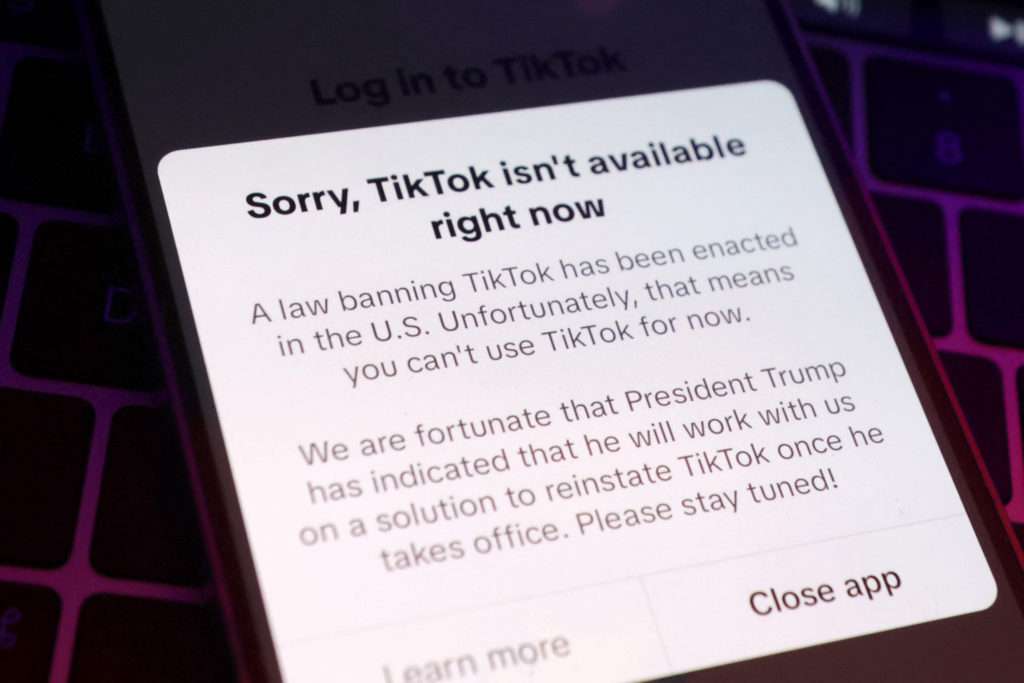 TikTok restores service in US after Trump intervention