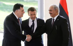 Libya’s Haftar meets French president Macron in Paris