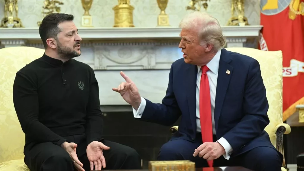 Trump and Zelensky clash in explosive row in the Oval Office