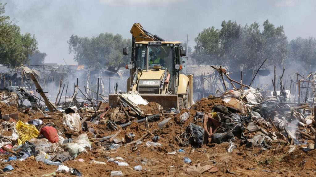 National Guard remove migrant camps in Tunisia National Guard remove migrant camps in Tunisia