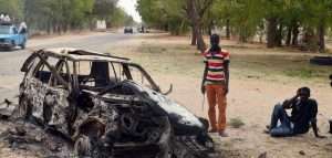 Roadside bomb reportedly kills 26 in Northeast Nigeria