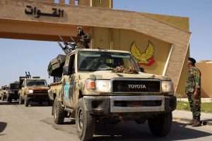 Gunfire continues across the capital of Libya