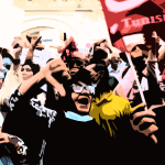 Opposition to Tunisia’s president takes to the streets
