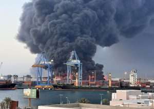 Drone strikes cut power in Port Sudan