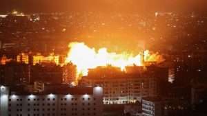 Israel strikes Beirut ahead of Eid, cites Hezbollah drones