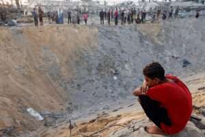 Israel admits to striking tents of displaced Palestinians