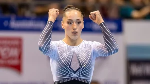 French-Algerian gymnast wins gold at World Cup