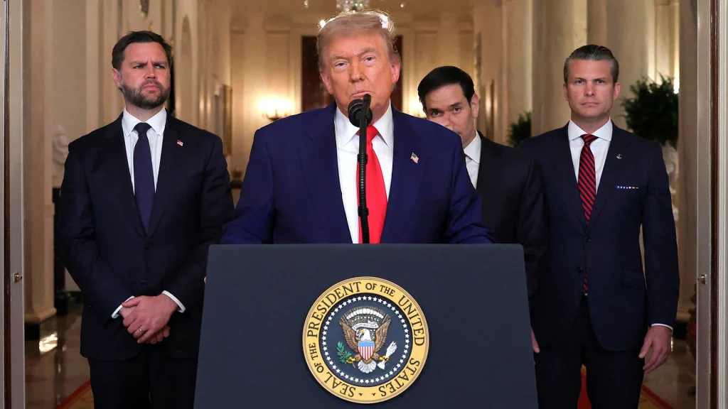 Trump enters conflict as US bombs key nuclear sites in Iran Trump enters conflict as US bombs key nuclear sites in Iran