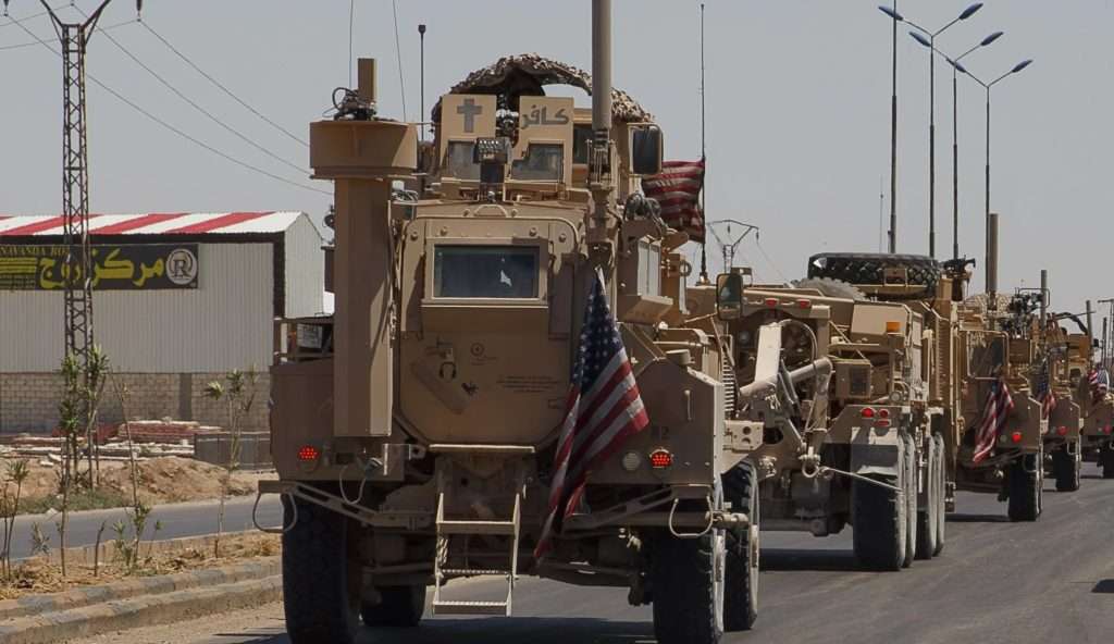 Syria: US investigates offensive inscription on military vehicle Syria: US investigates offensive inscription on military vehicle