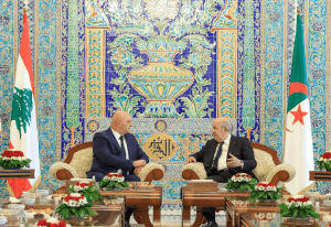 Lebanon’s president visits Algeria for high-level talks