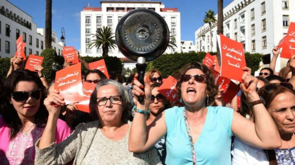 Moroccan mothers call for the release of their sons