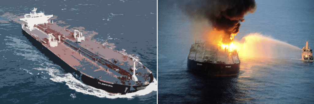 Oil tanker explosion off Libyan coast caused by external source