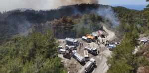 Jordan deploys firefighters to Syria as wildfires continue