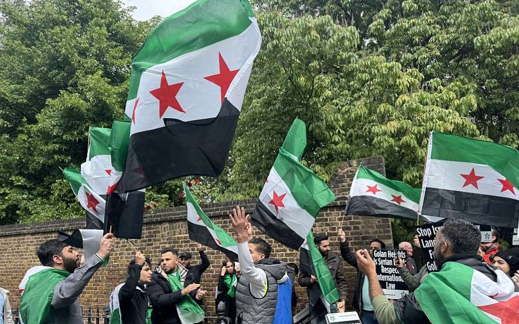 Syrians rally in UK calling for protection of Druze community Syrians rally in UK calling for protection of Druze community