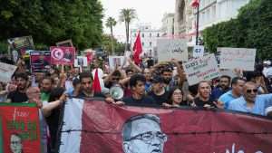 Tunisia protesters say country is now an “open-air prison”