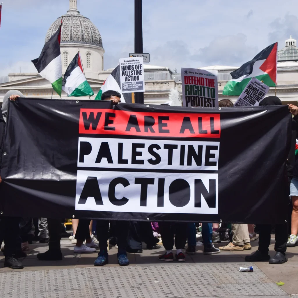 Irish author pledges support for Palestine Action despite UK ban
