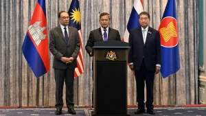 Cambodia and Thailand meet in Malaysia during fragile truce