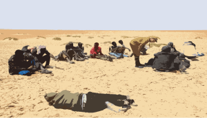 Libya: 50 Sudanese refugees found and rescued from desert