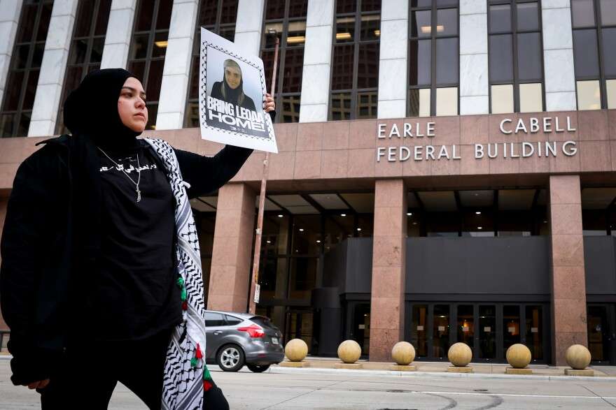 Pro-Palestine activist fights detention in Texas