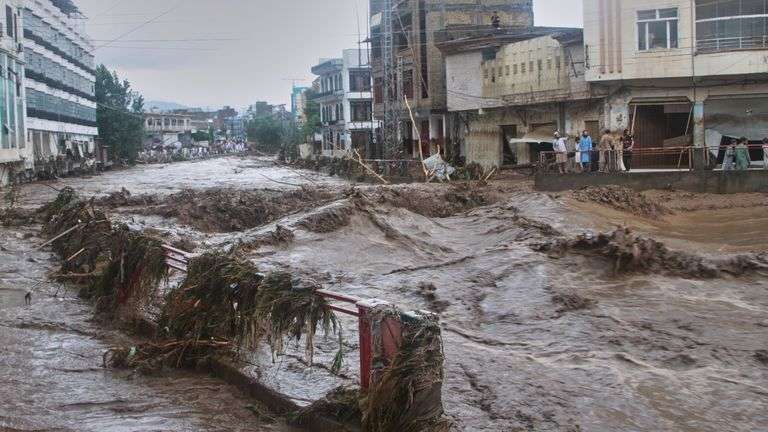 Over 200 dead in flash floods across Kashmir