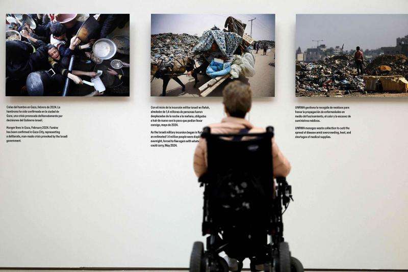 Spanish museum holds photography exhibition about Gaza