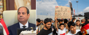 Egypt’s president calls Israel an enemy in summit address