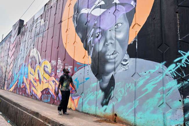 Graffiti gains respect as Guinea embraces street art