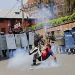 One-month-old baby killed by police tear gas in Madagascar