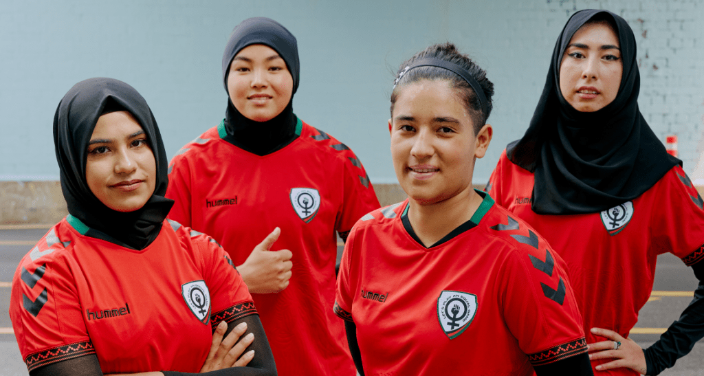 Afghan women’s refugee team to play football match in Morocco Afghan women’s refugee team to play football match in Morocco