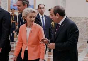 Egyptian president Sisi arrives in Belgium for EU summit