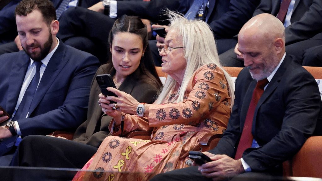 US president endorses mega donor at Knesset