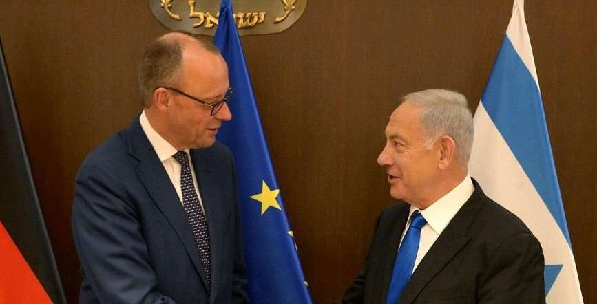 German leader backs Benjamin Netanyahu over Gaza ceasefire