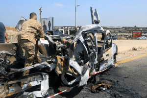 Drone attack by Israel targets car in Lebanon’s south