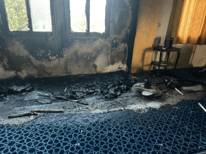 Israeli settlers set fire to mosque in the West Bank