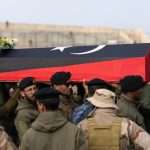 Hundreds of Libyans gather to mourn death of military chief