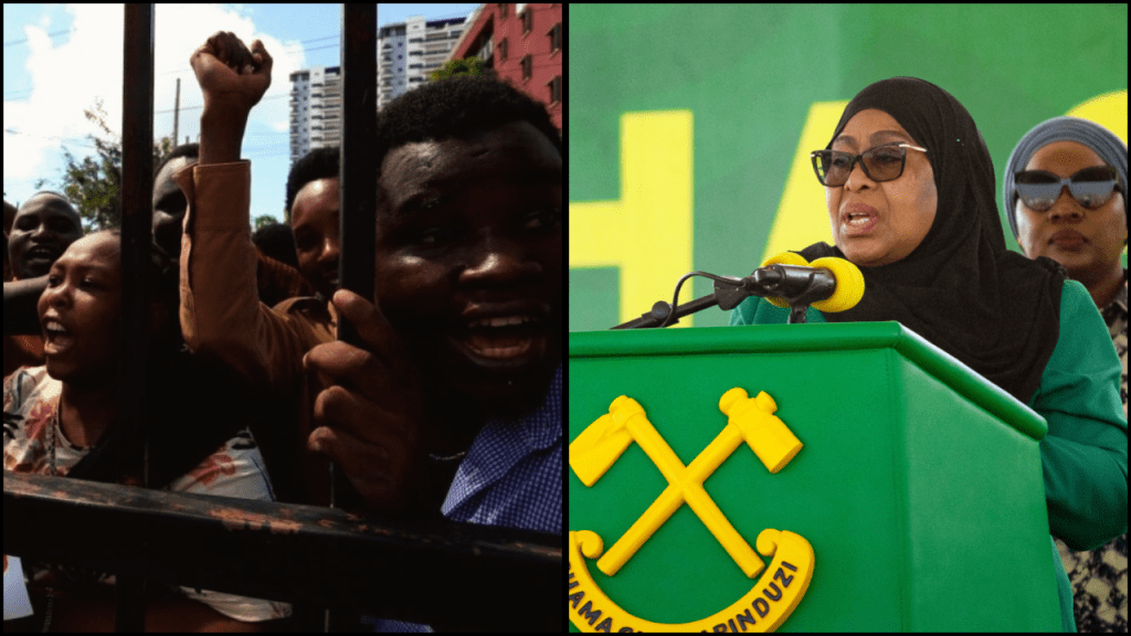 Tanzanian protestors accused of plotting coup