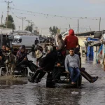 Aid blocked to Gaza while over 800,000 could face floods