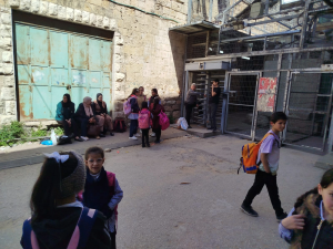 Students detained by Israeli forces at checkpoint